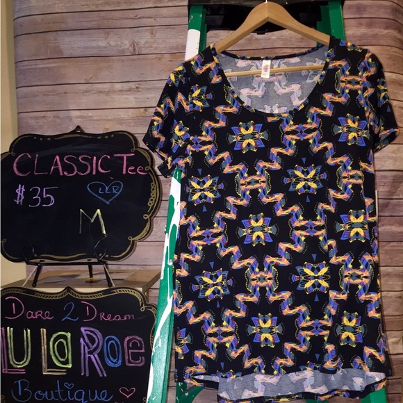 SOFT LuLaRoe Classic T long cut back medium (10-12) Comfortable spun jersey poly - Picture 7 of 9